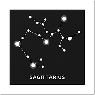 Sagittarius Zodiac Constellation Sign Posters and Art